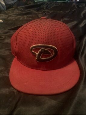 New Era Burgundy Fitted Baseball Cap